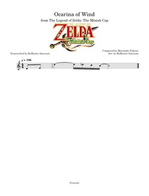 Ocarina of Wind - The Legend of Zelda: The Minish Cap – Mitsuhiko Takano