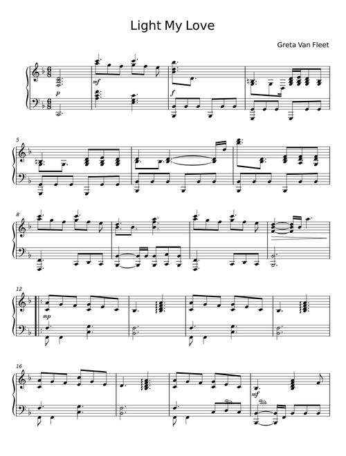 Light My Love - Greta Van Fleet