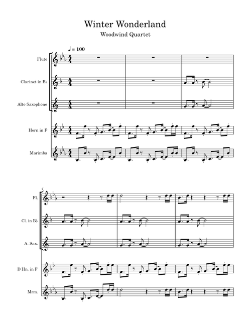 Winter wonderland – Felix Bernard Winter Wonderland