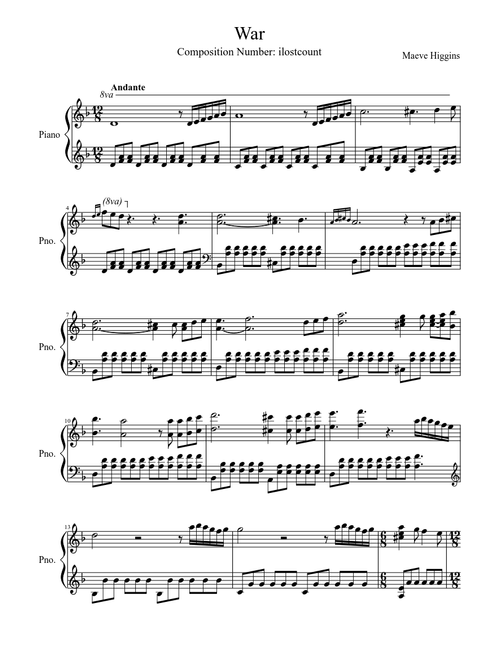 War! ~Original Composition