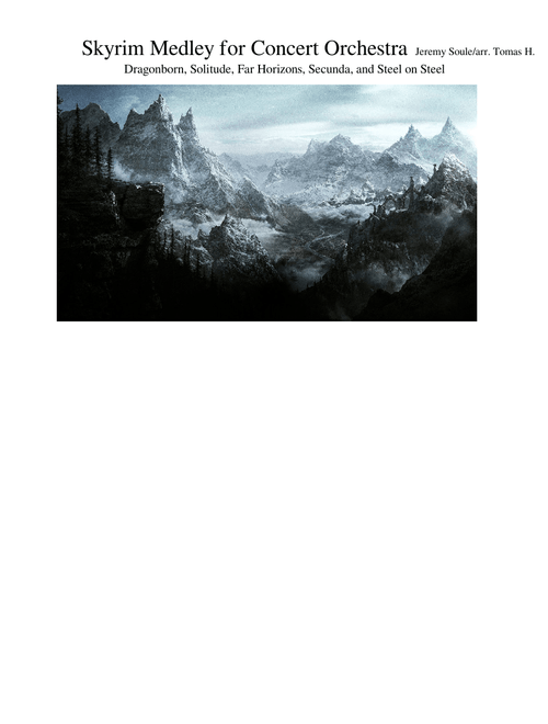 Skyrim Medley for Concert Orchestra