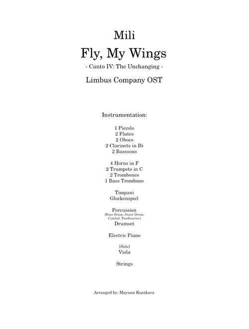 Fly, My Wings [Limbus Company]