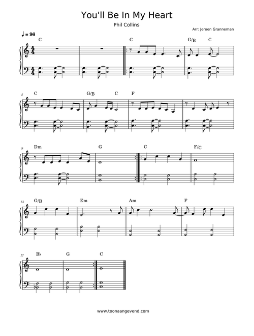 You'll Be In My Heart - Phil Collins