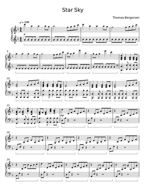 Star Sky - Thomas Bergersen