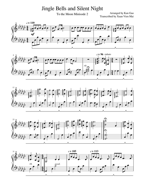 Jingle Bells and Silent Night - To the Moon Minisode 2