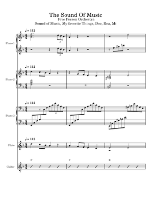 The Sound of Music Medley - Rogers and Hammerstein Sheet Music for