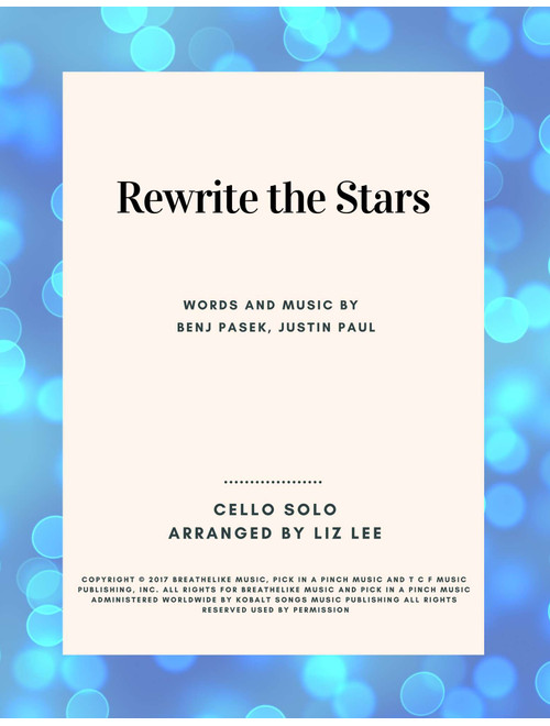 Rewrite The Stars (Arr. Liz Lee - Cellomoji) - Zac Efron & Zendaya (Cello Solo)