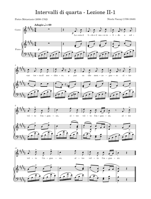 Vaccaj - 2a Lascia il lido – danielsolino