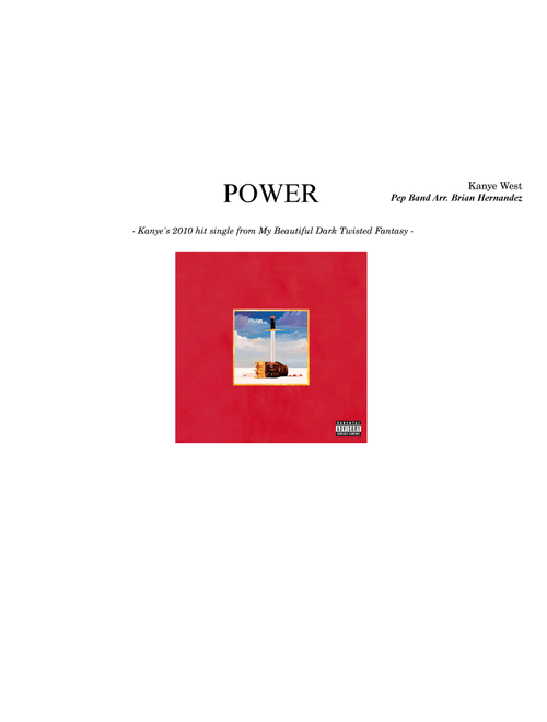 Power (Arr. Brian Hernandez) - Kanye West (Small Ensemble)