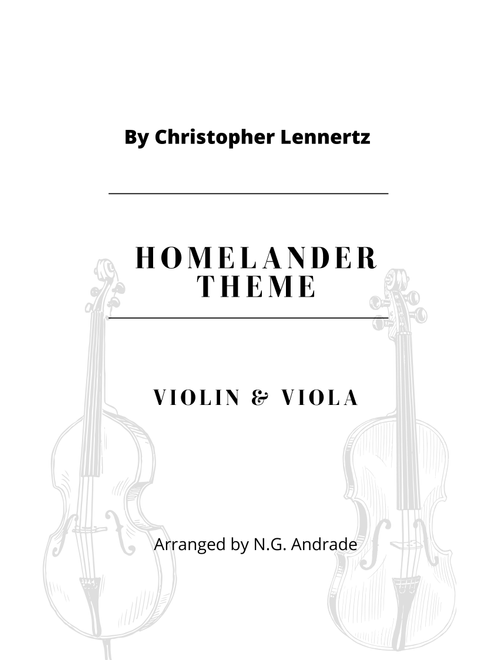 Homelander In Hallway (Arr. N.G. Andrade) - Christopher Lennertz (Instrumental Duet)