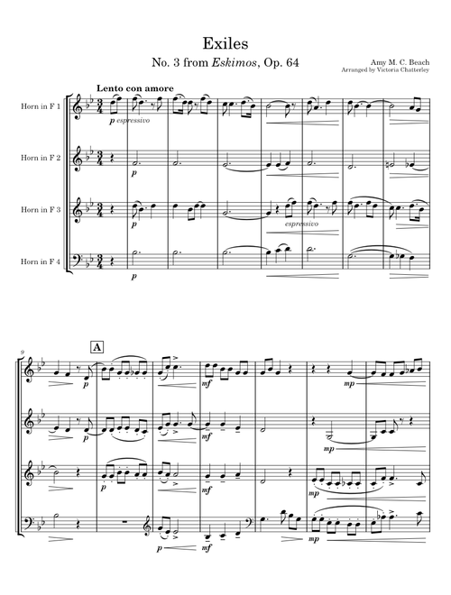Eskimos - Exiles, Op.64 – Amy Marcy Beach