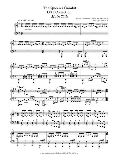 The Queen's Gambit Soundtrack: Main Title