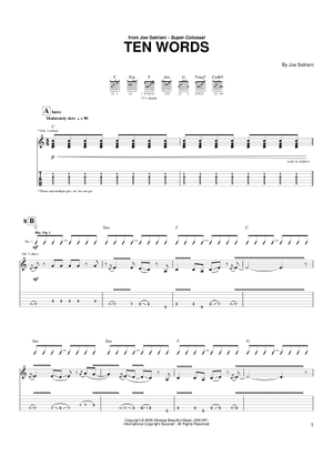 Play Official version of Not of this earth Sheet Music by Joe