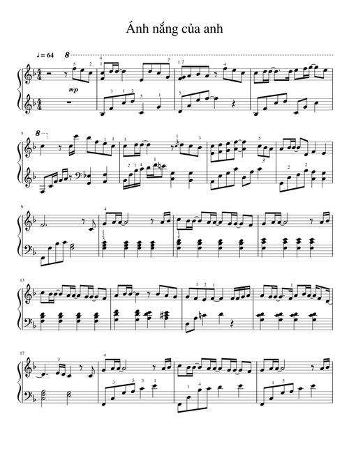 Ánh nắng của anh