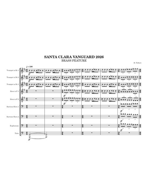 SANTA CLARA VANGUARD 2026 |BRASS FEATURE| 8/7/26
