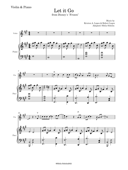 Let it go – Kristen Anderson-Lopez & Robert Lopez