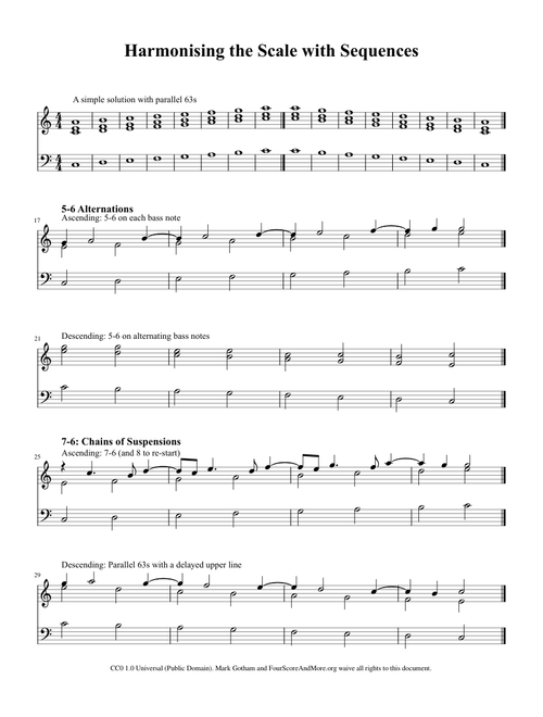 Scale Sequences Short