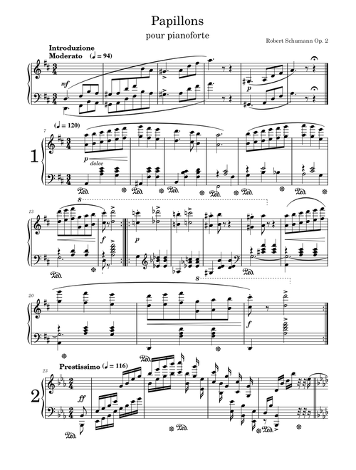 Papillons Op. 2 (Robert Schumann)
