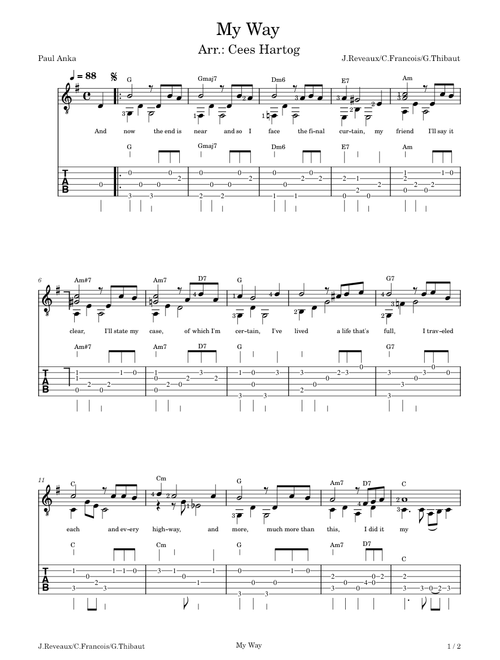 My way – Frank Sinatra