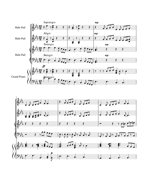 Magic Moments - Piano SATB