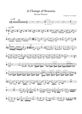 Free A Change Of Seasons by Dream Theater sheet music | Download Free A Change Of Seasons by Dream Theater sheet music | Download