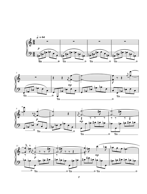 Barcarolle - Bela Bartok　