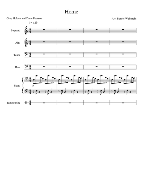 Home- Phillip Phillips (For Choir)