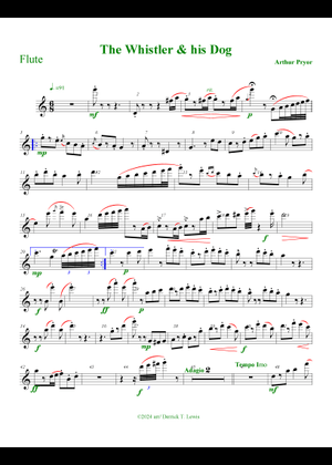 Arthur Pryor - The Whistler and His Dog Sheet Music for Piano