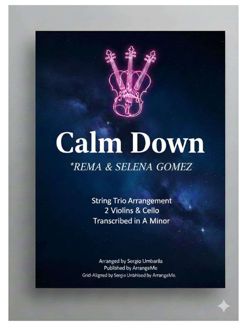 Calm Down (Arr. Sergio Umbarila) - rema (String Ensemble)