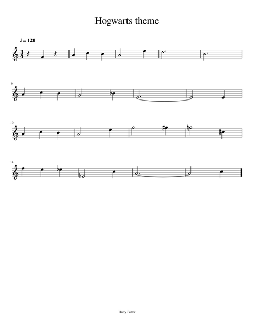 Hogwarts theme