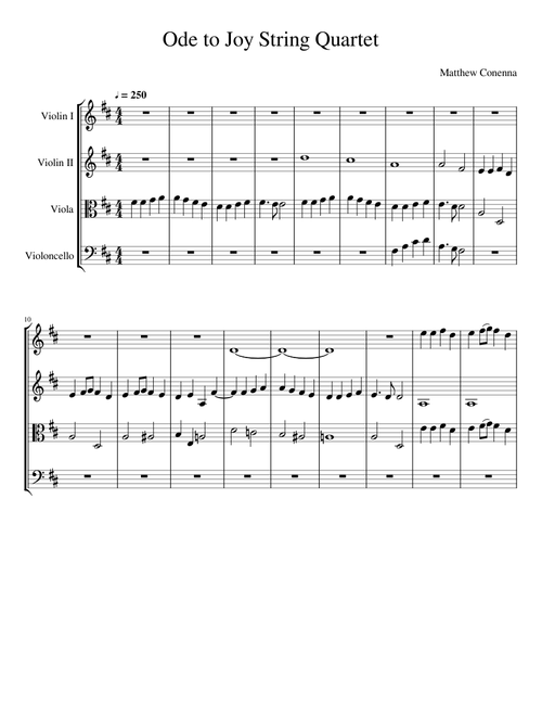 Ode to Joy Quartet