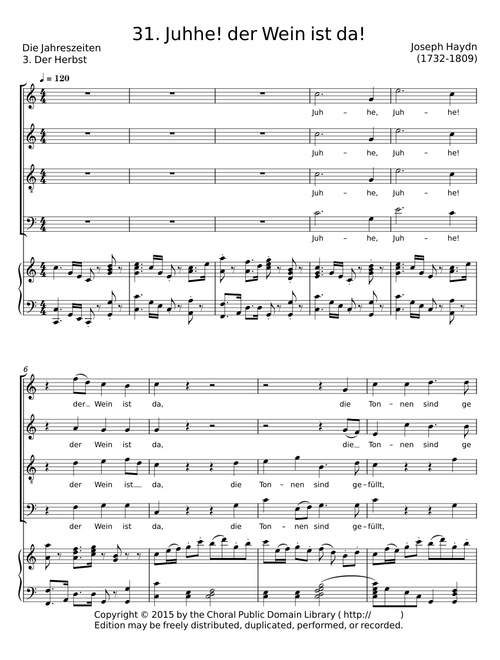 Die Jahreszeiten, Hob.XXI:3 - Joseph Haydn