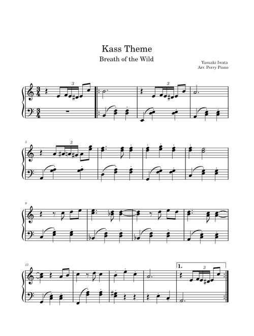 Kass' Theme (The Hero's Theme) – Yasuaki Iwata