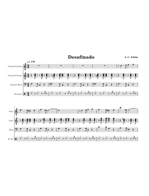 Desafinado – Antônio Carlos Jobim Desafinado