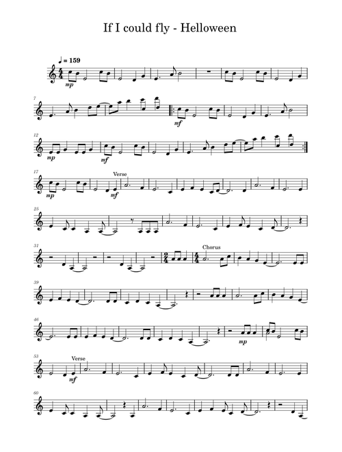 If i could fly – Helloween If I could fly - Helloween