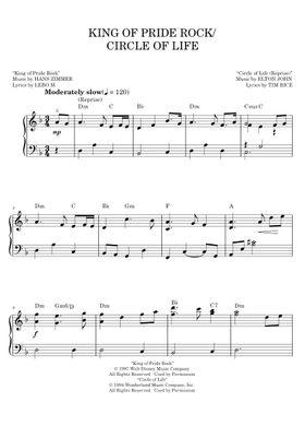 Free King Of Pride Rock (From The Lion King: Broadway Musical) by
