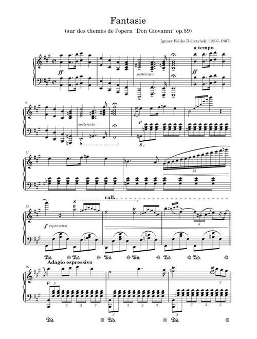 Fantasie, Op. 59 – Ignacy Feliks Dobrzyński