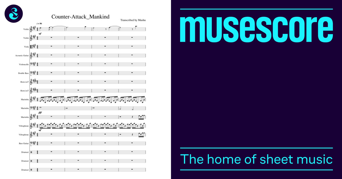 Attack On Titan OST - Counter-Attack-Mankind Sheet Music for