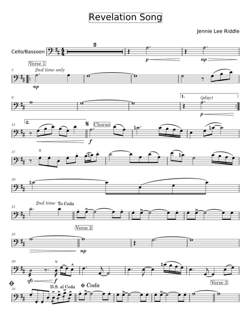 Revelation song - Jennie Lee Riddle