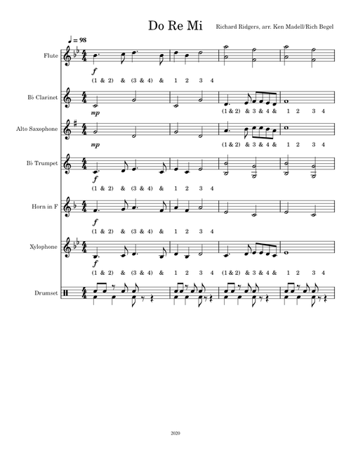 Do-Re-Mi (from The Sound of Music) – Rodgers & Hammerstein