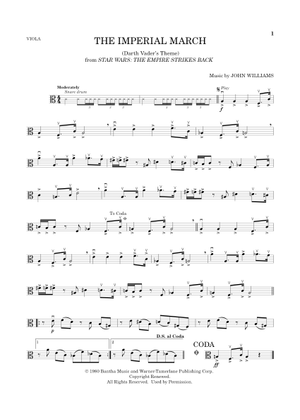 Play Official version of The Imperial March Sheet Music by John