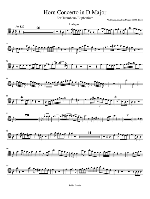 Horn Concerto in D Major