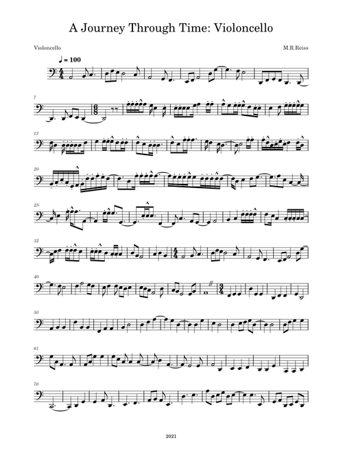 A Journey Through Time: Violoncello
