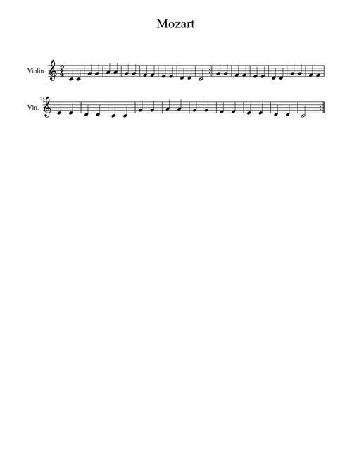 Variaciones de Mozart. K265