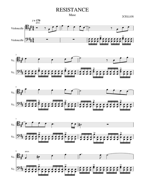 RESISTANCE-2CELLOS