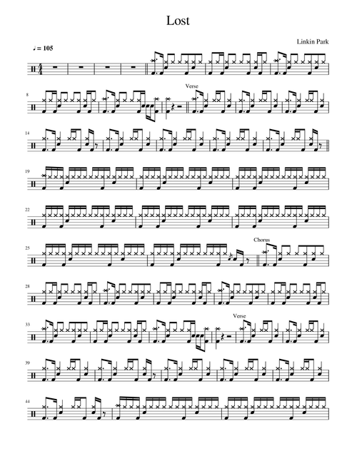 Lost (Arr. Matěj Diviš) - Linkin Park (Drums)