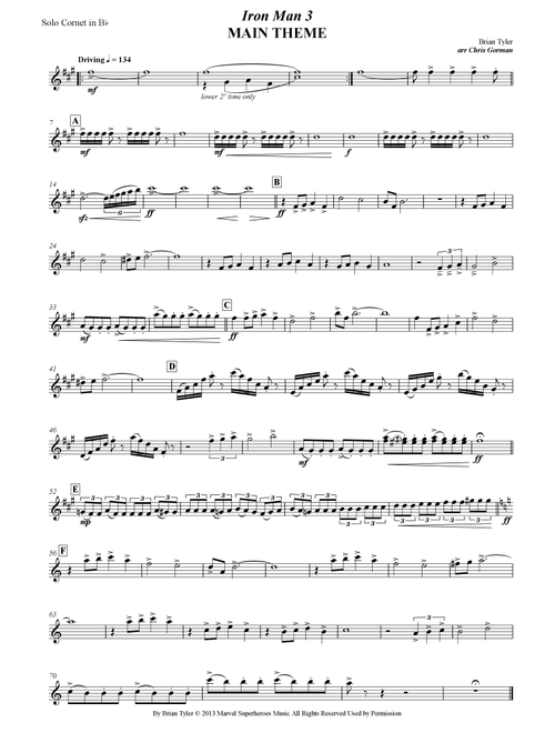 Iron Man 3 (Arr. Chris Gorman) - Brian Tyler (Brass Band)