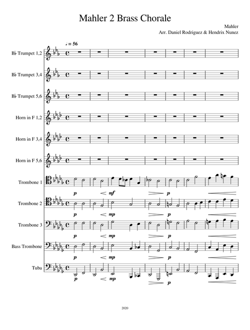 Mahler 2 Brass Chorale