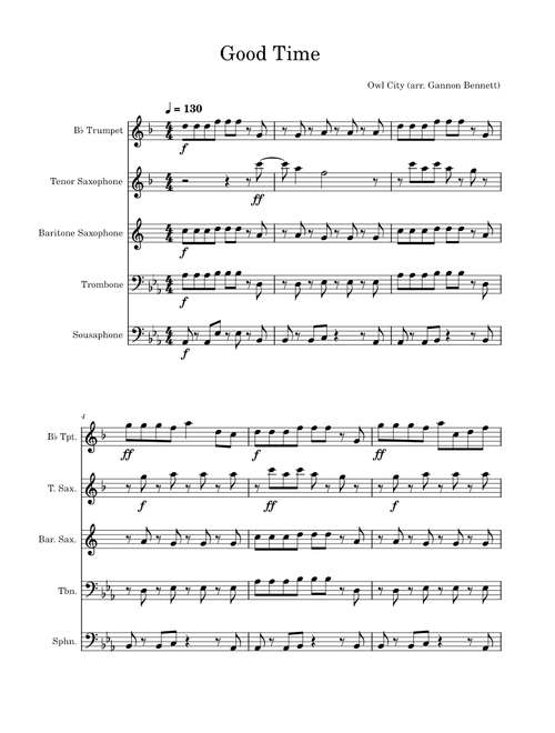 Good time – Owl City .