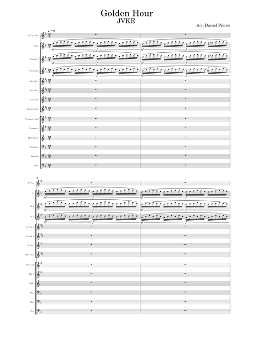 Golden hour – JVKE Golden Hour - for marching band ballad